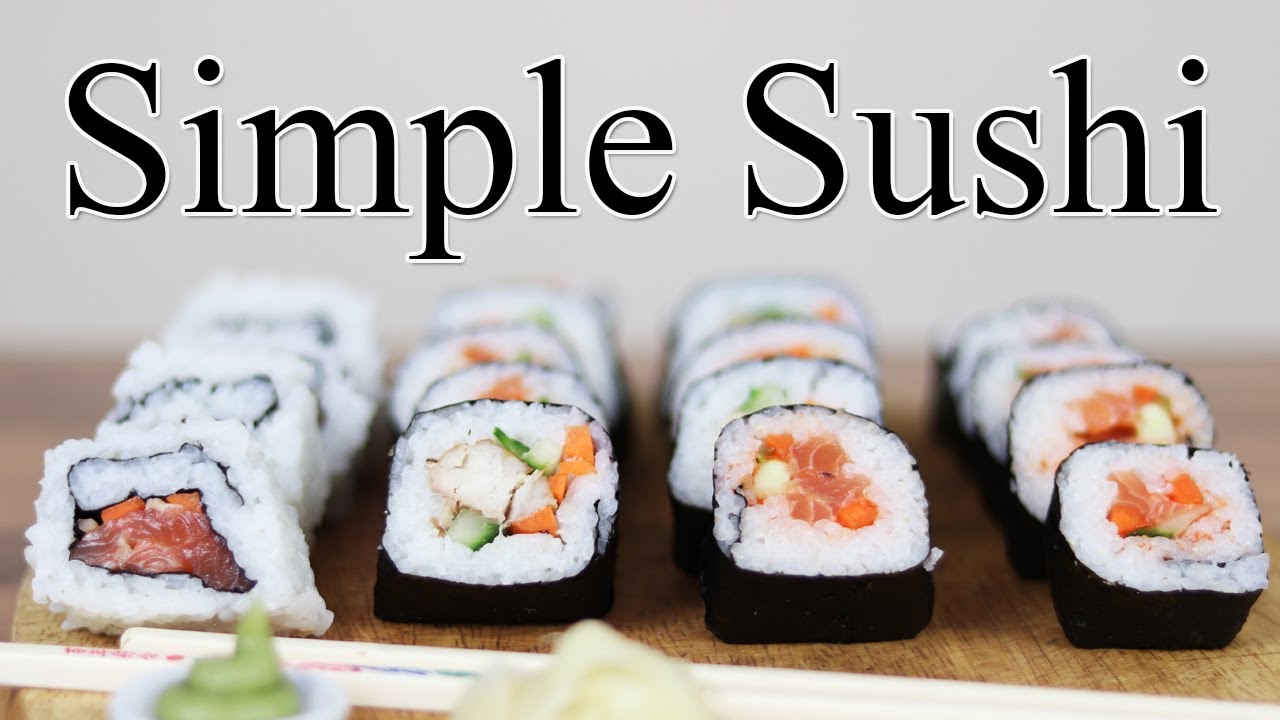 How to make homemade sushi rolls